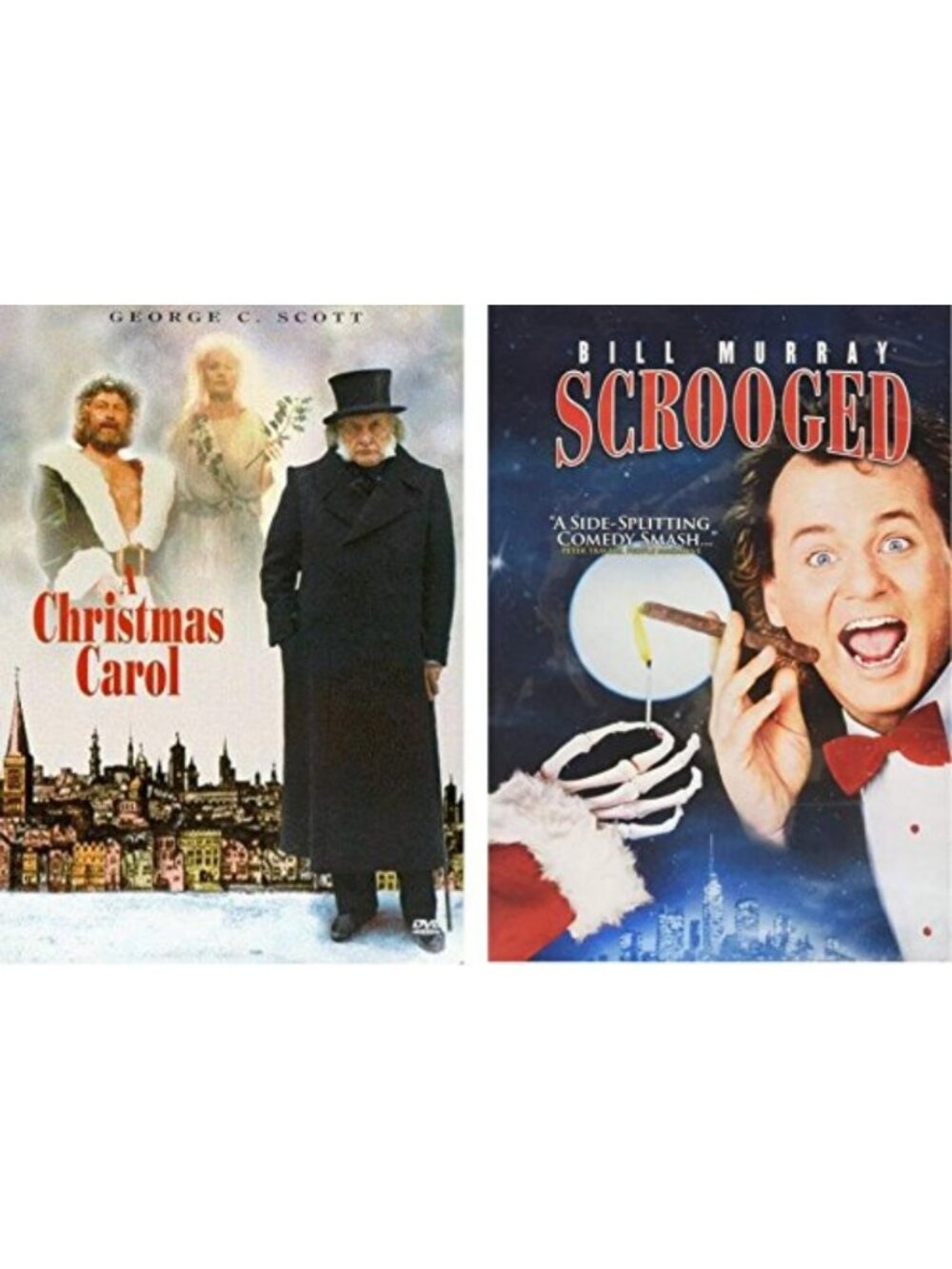 Holiday DVD Pack: Scrooged & A Christmas Carol - Classic Christmas Movies